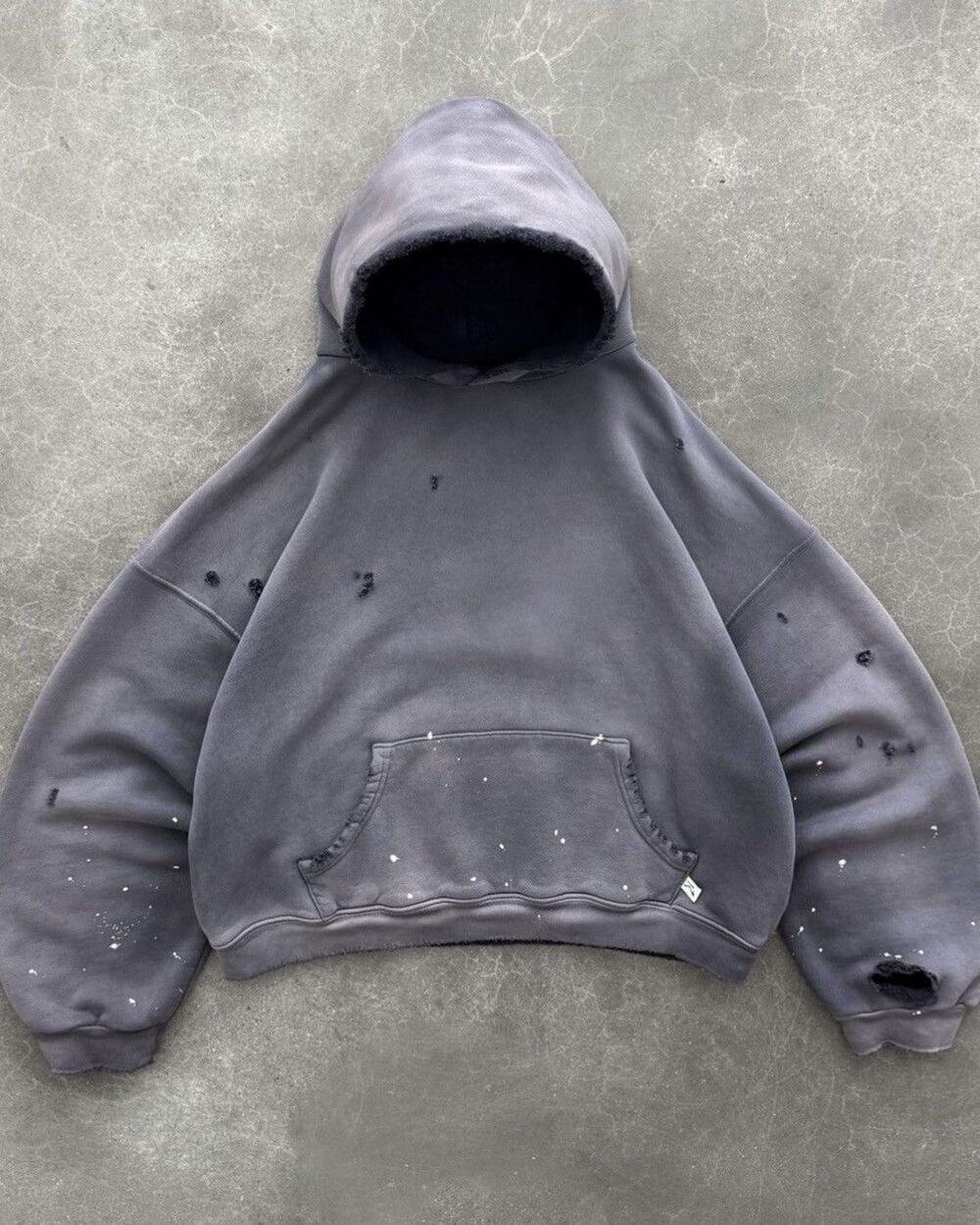 Deadstock Akimbo Club Watch-Peeker Eggplant Hoodie Medium